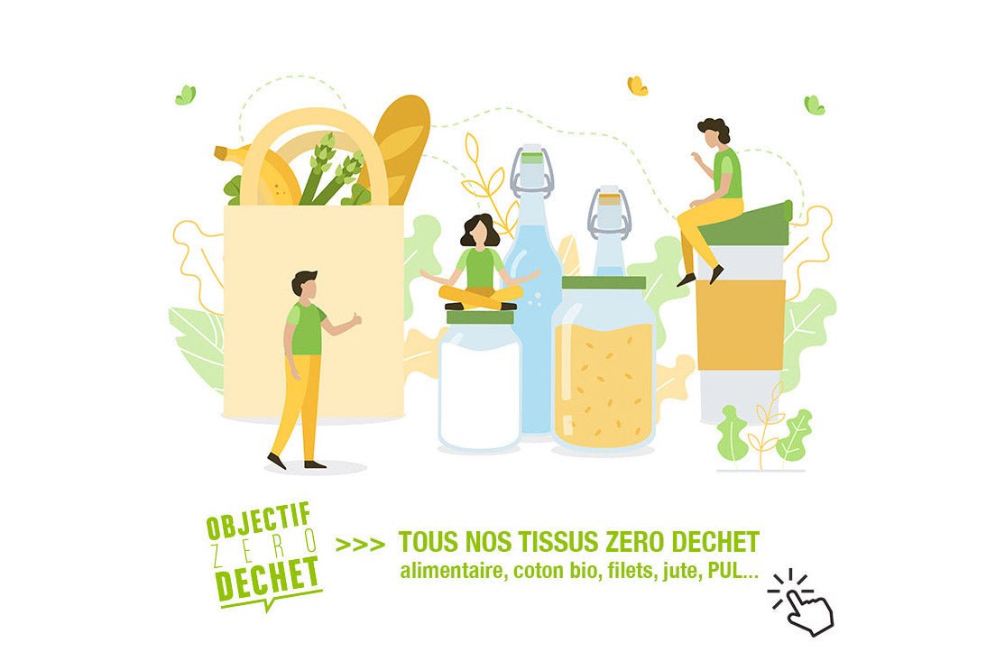 Filet, PUL, jute, gaze... Tous les tissus zéro déchet regroupés ! - TissusPapi.com