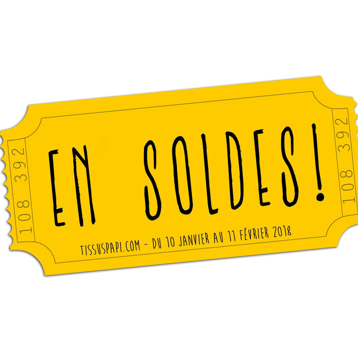 Soldes TissusPapi.com, janvier 2018 - TissusPapi.com