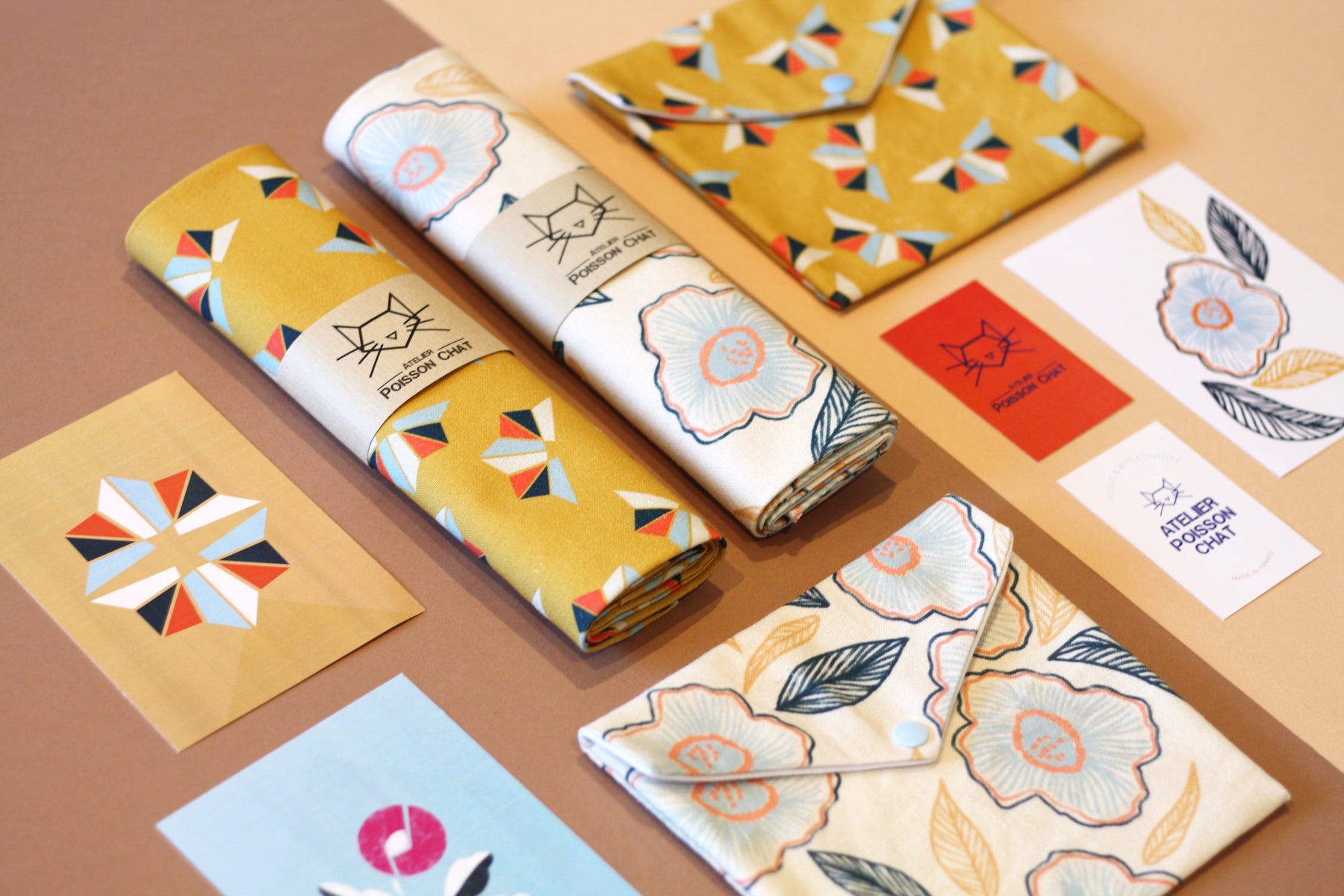 Les tissus français de l'Atelier Poisson Chat sont arrivés ! - TissusPapi.com