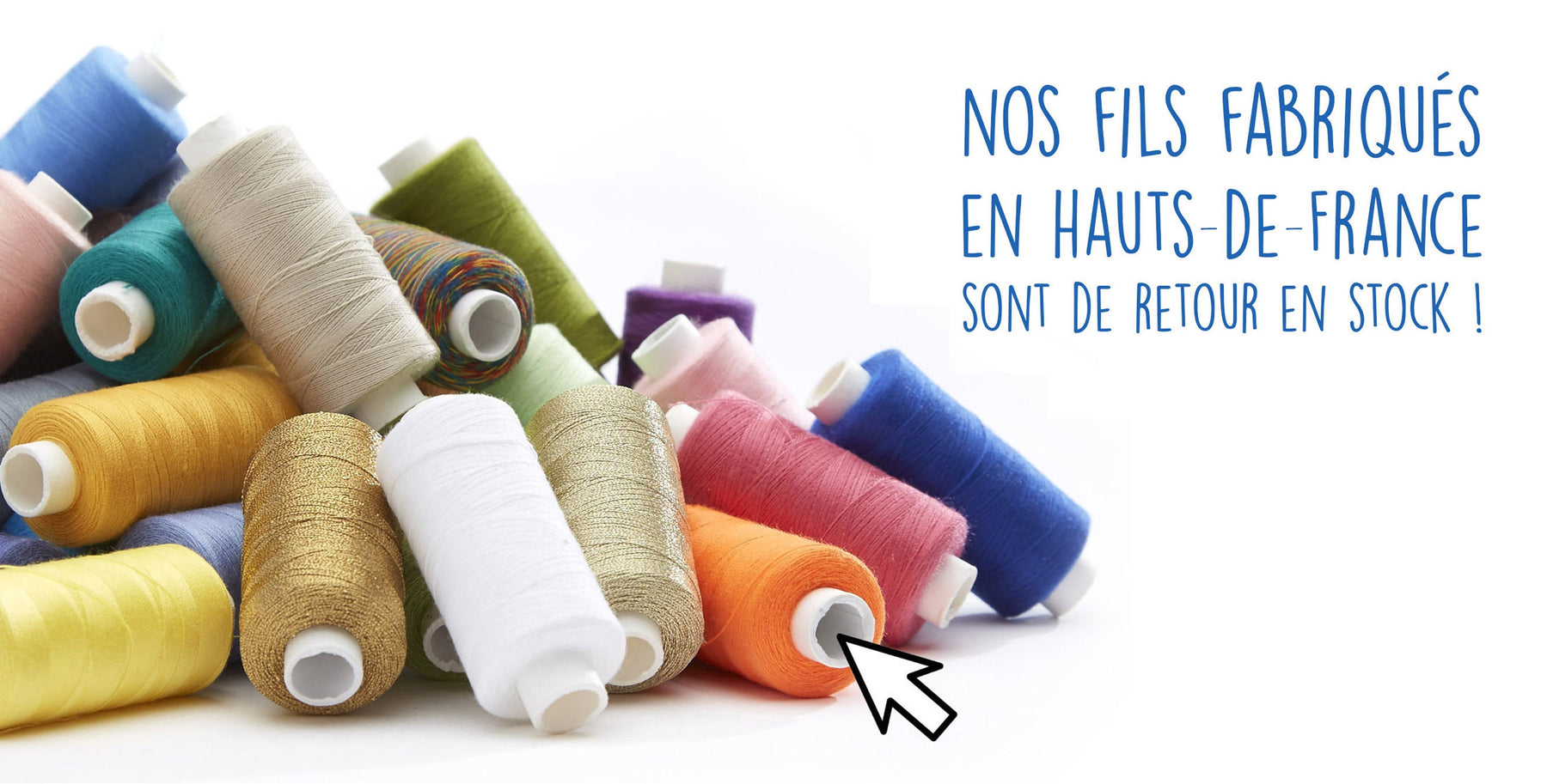 Le fil fabriqué en France est chez Tissus Papi ! - TissusPapi.com