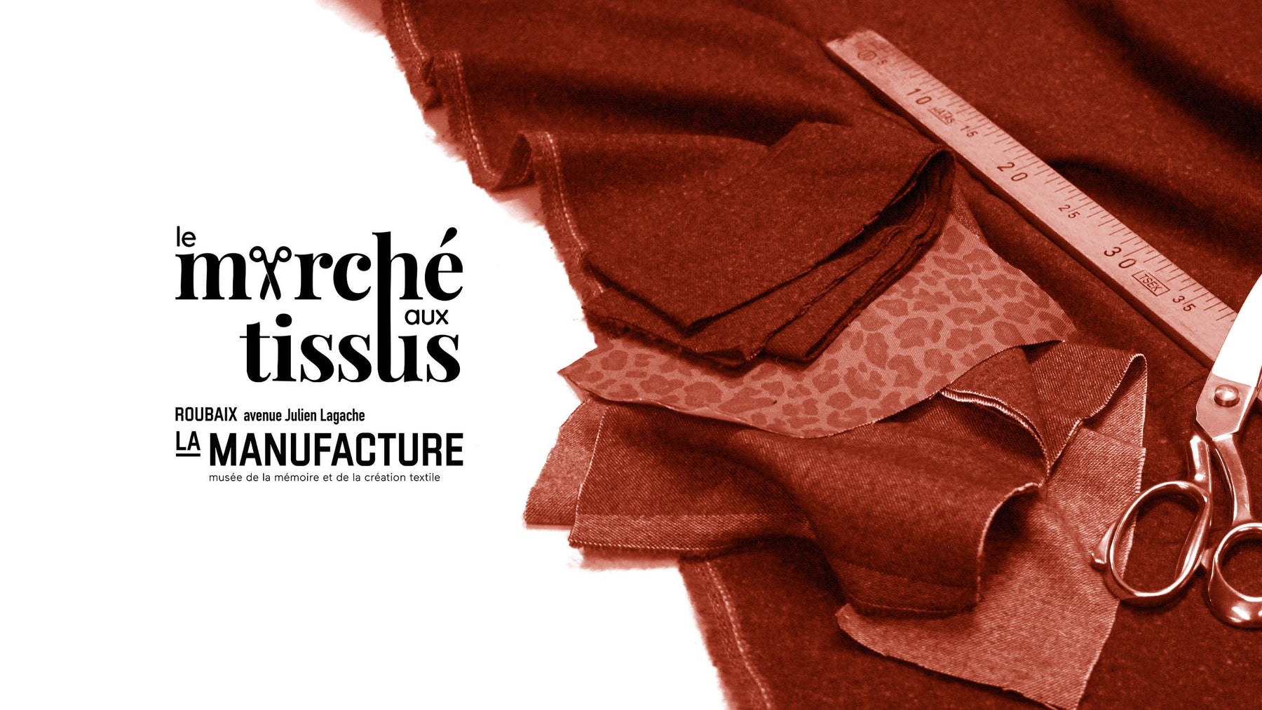 Marché aux Tissus de la Manufacture Roubaix 2025 : nous y serons !