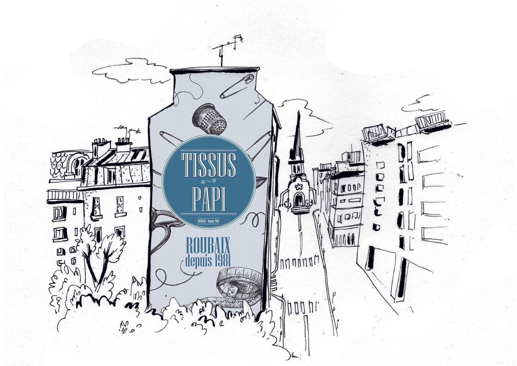 Des murs blancs pour occuper les enfants - TissusPapi.com
