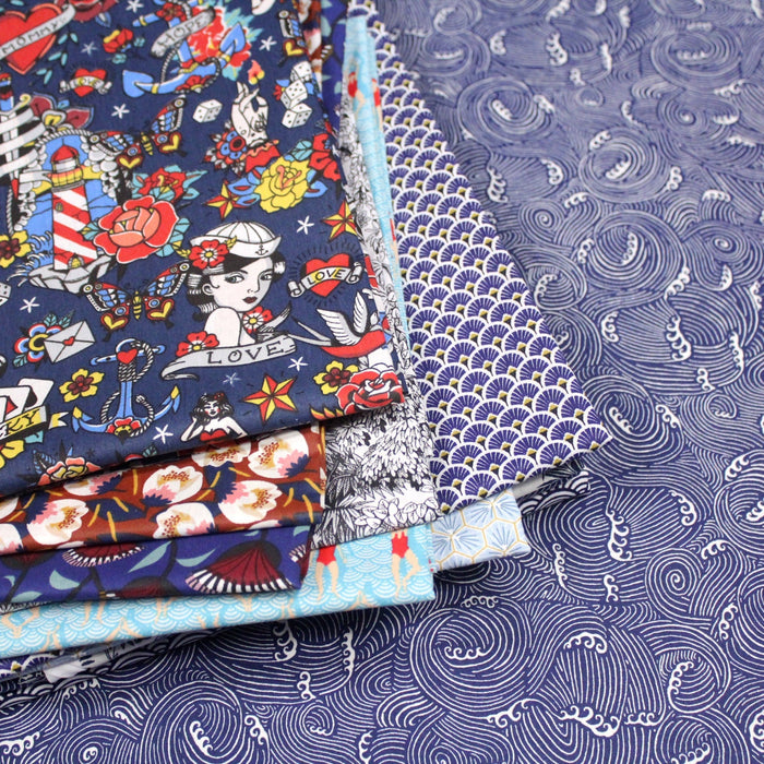 Nous sommes dingues de bleu ! Les tissus aux nuances de bleu, blue, blau, azul, blu et ao ! 💙 - TissusPapi.com
