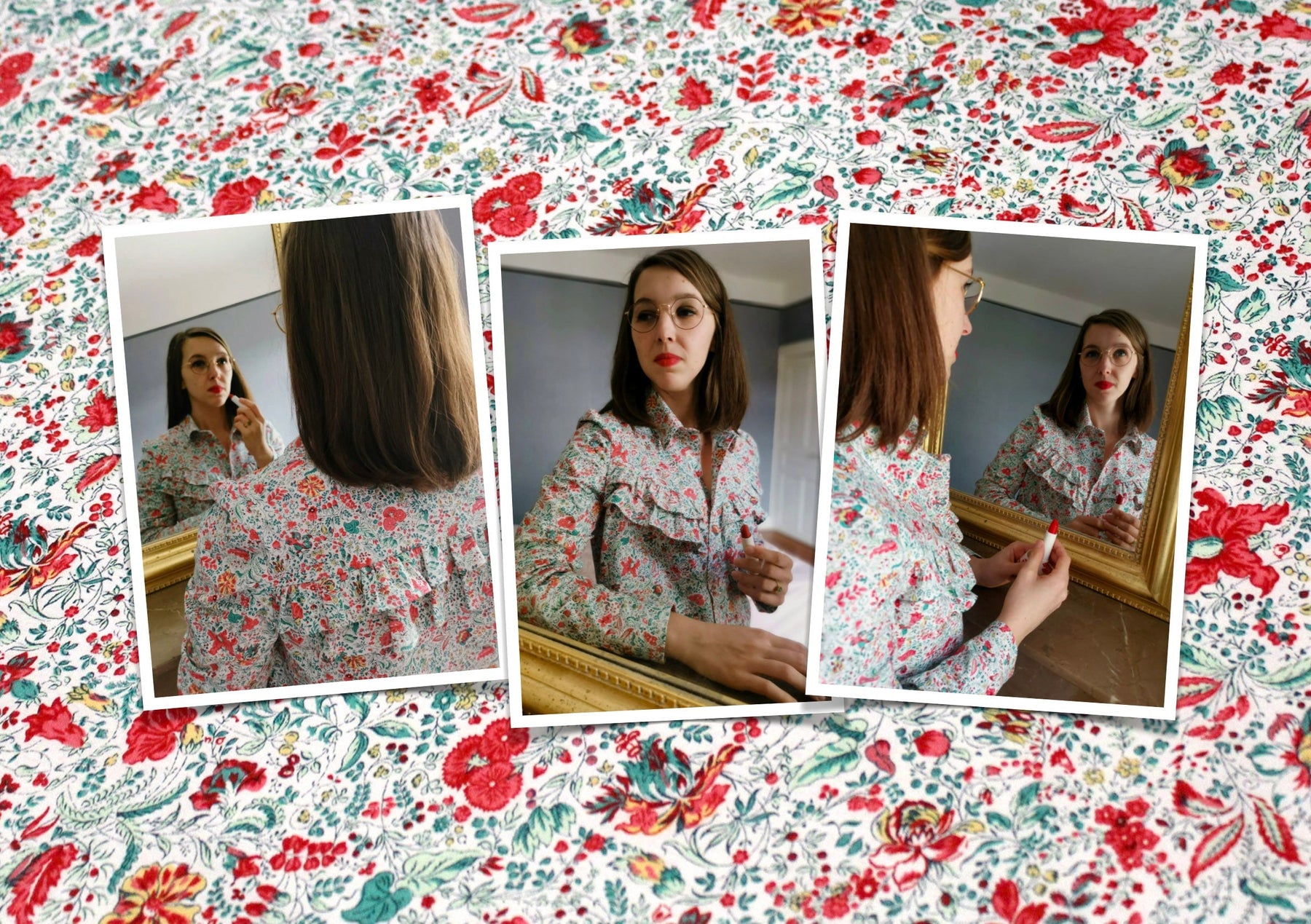Ode au printemps : le chemisier fleuri de Julie - TissusPapi.com