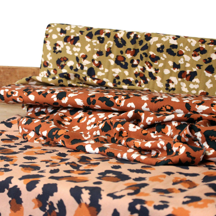 Collection des tissus léopard, panthère, motifs animaliers : le grand arrivage