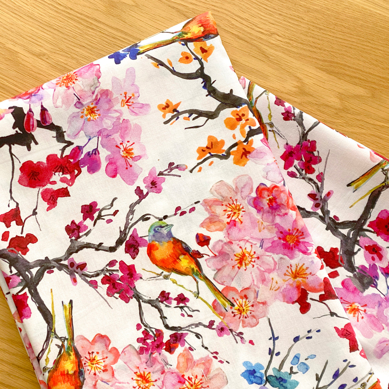 Collection GUNMA motifs SAKURA japonais fleuris - TissusPapi.com