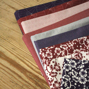 Collection motifs japonais : JAPON INDIGO - TissusPapi.com