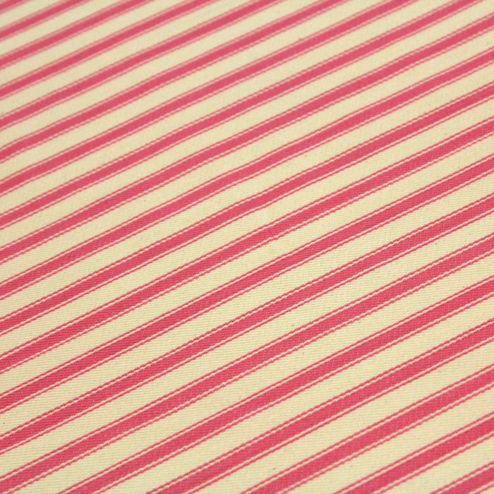 Tissu toile à matelas rayée 100% coton : nombreuses couleurs - COLLECTION CARNAC - TissusPapi.com