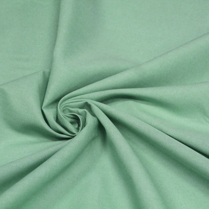 Tissu coton uni : BLEU DE JOUY ou VERT DE JOUY - OEKO - TEX - TissusPapi.com