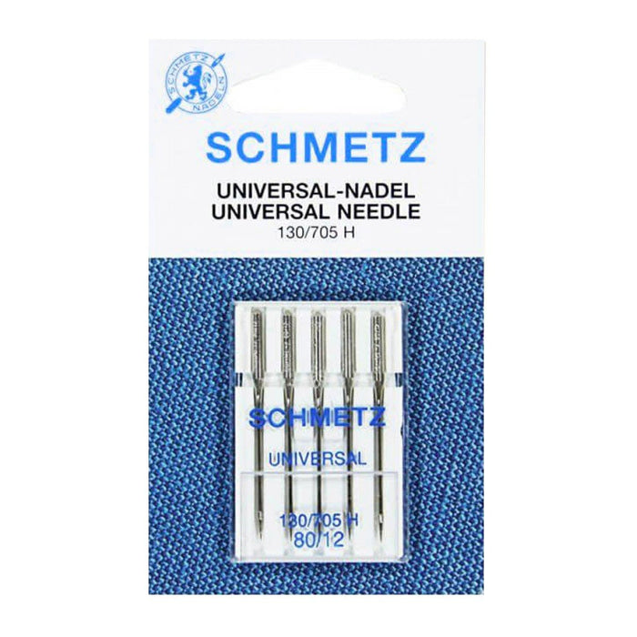 Boîte de 5 aiguilles universelles n°80 SCHMETZ pour machine à coudre - TissusPapi.com
