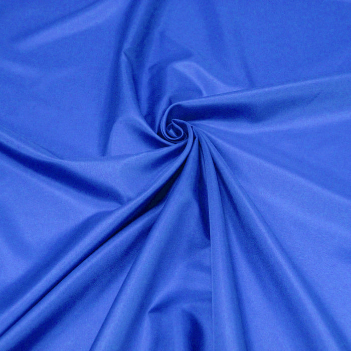 Tissu doublure pongé acetate bleu électrique uni
