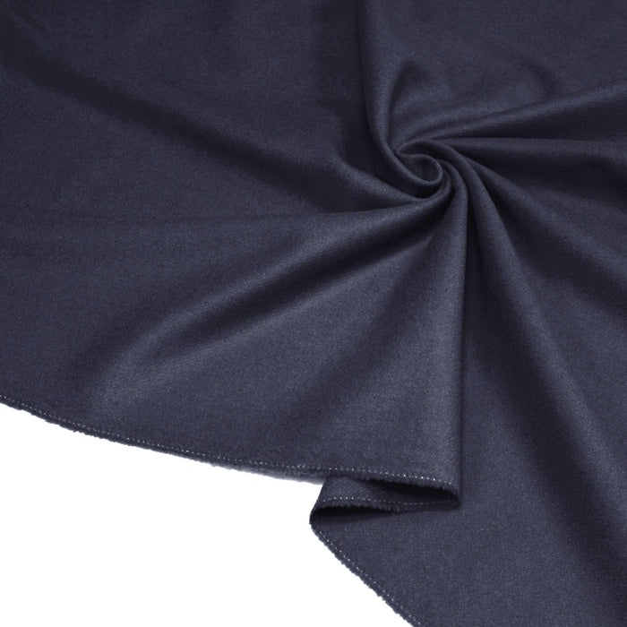 Tissu Drap de laine gris de fer bleuté uni - Le tissu parfait pour l'uniforme de hussard napoléonien, armée française XIVème et armée française 1914 - TissusPapi.com