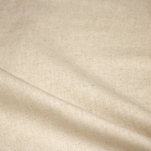 Tissu métis lin coton, grande largeur 280cm, couleur naturel - TissusPapi.com