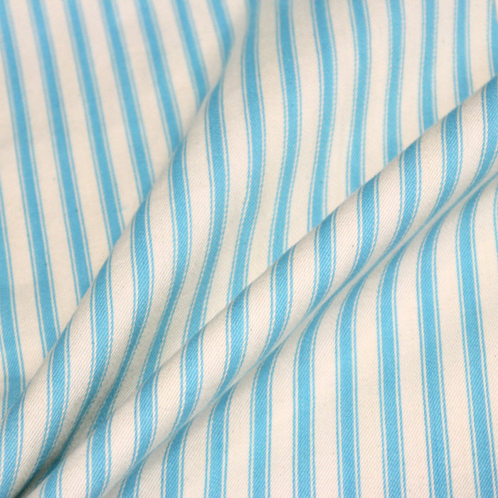 Tissu toile à matelas rayée 100% coton : nombreuses couleurs - COLLECTION CARNAC - TissusPapi.com