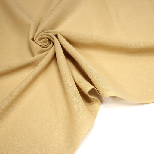 Tissu gaze 100% coton camel, maille fine : ON DESTOCKE ! - TissusPapi.com