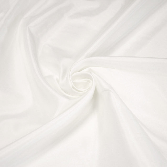 Tissu doublure pongé acetate blanc uni