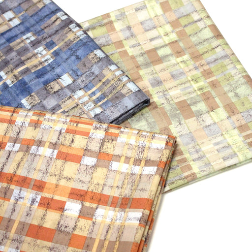 Tissu cotonnade motif PAPIER PEINT SEVENTIES : trois couleurs dispo - TissusPapi.com