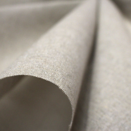 Tissu Chambray de coton couleur lin naturel - TissusPapi.com