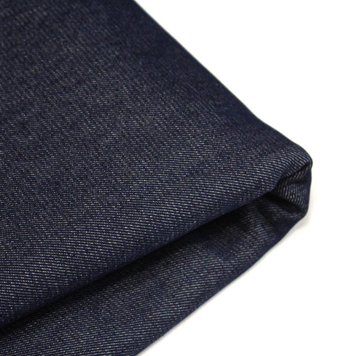 Tissu DENIM bleu uni 100% coton 400gr/m2 - TissusPapi.com