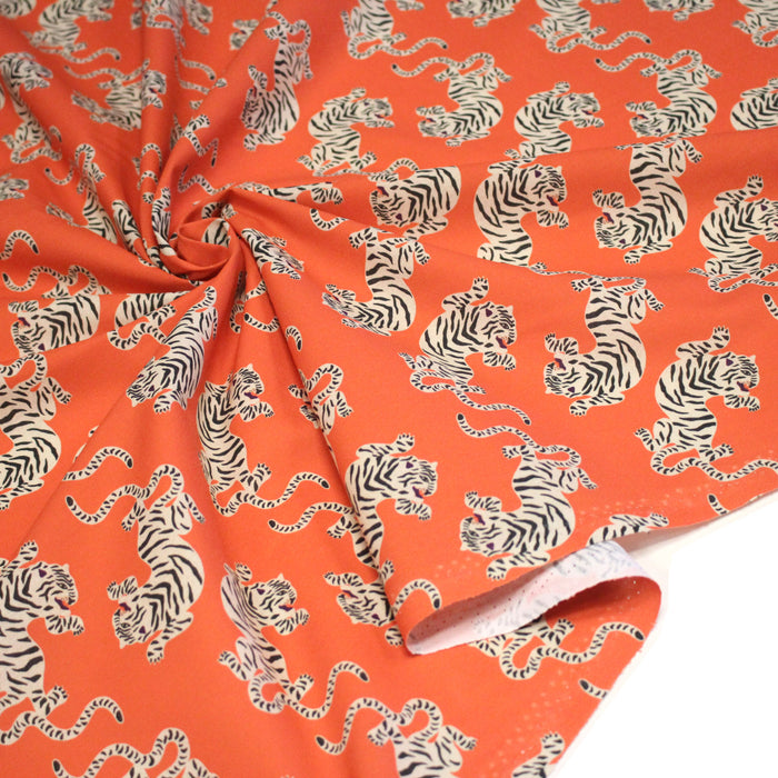 Tissu cotonnade TIGRUS BENGALIS, nombreuses couleurs - OEKO - TEX STANDARD 100 - STUDIO ALBERTUS - TissusPapi.com