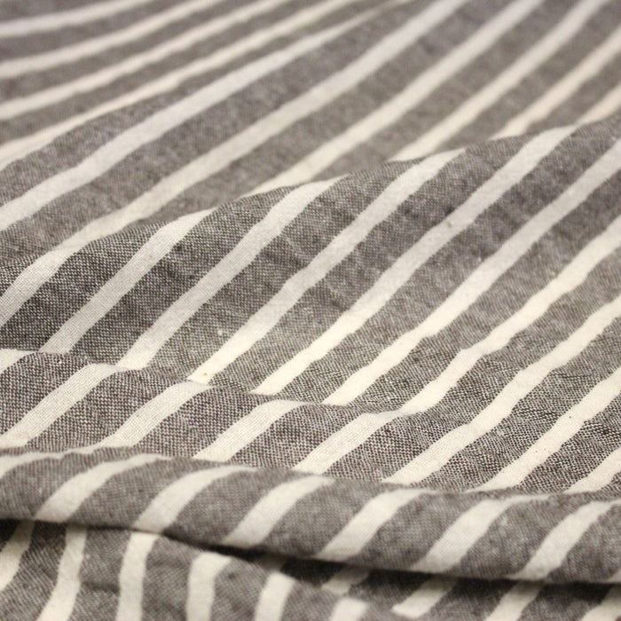 Tissu coton tissé rayé larges rayures 10mm : nombreuses couleurs ! - OEKO - TEX - TissusPapi.com