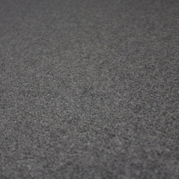 Tissu drap de laine gris souris uni 460gr/m2 - Fabrication italienne