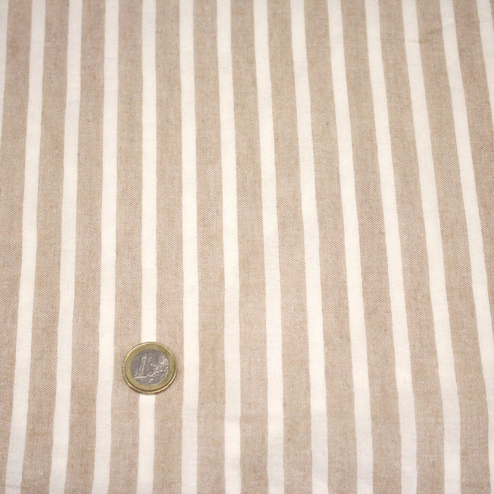 Tissu coton tissé rayé larges rayures 10mm : nombreuses couleurs ! - OEKO - TEX - TissusPapi.com