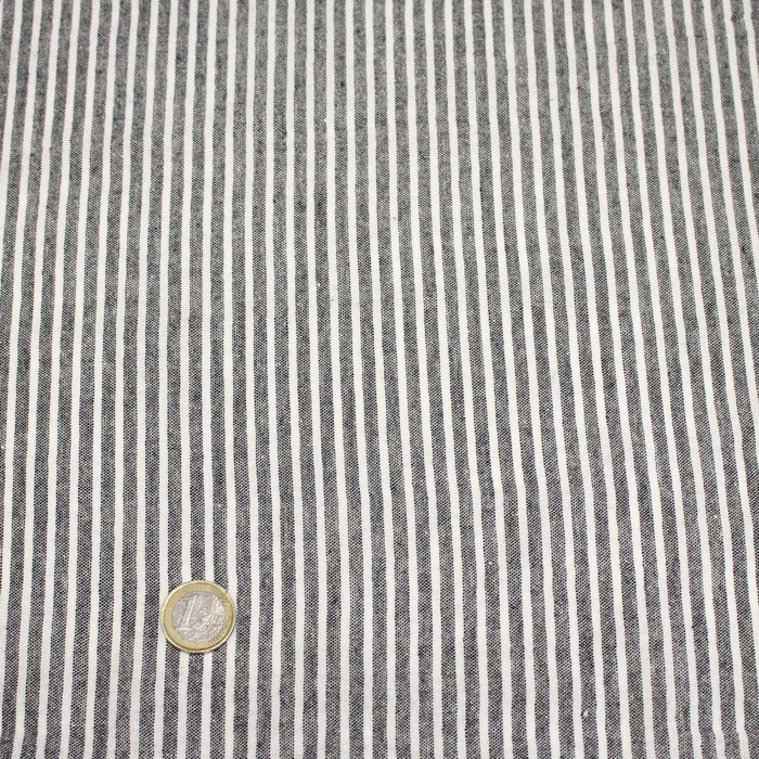 Tissu coton tissé rayé 5mm : nombreuses couleurs ! OEKO - TEX - TissusPapi.com