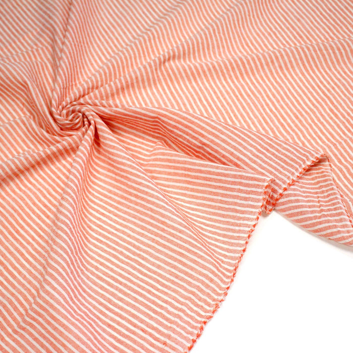 Tissu coton tissé rayé 5mm : nombreuses couleurs ! OEKO - TEX - TissusPapi.com