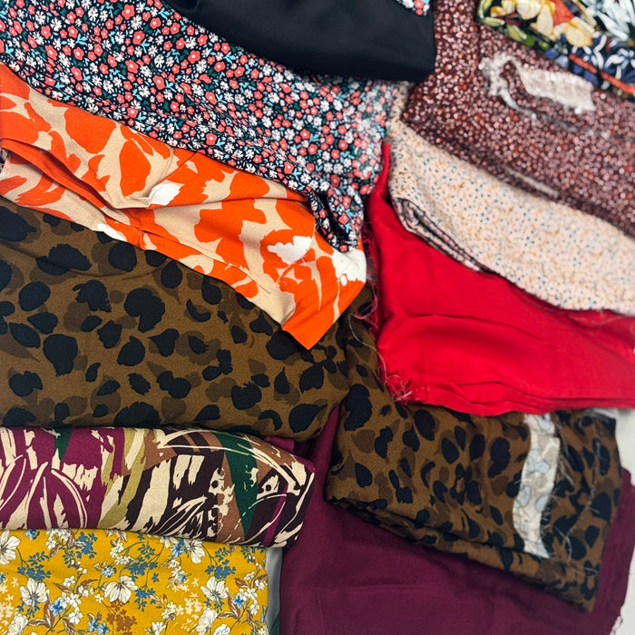 LOT DE COUPES : 10 coupes de viscose