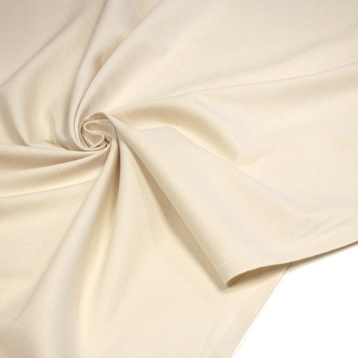 Tissu gabardine coton écru, COLLECTION SIGNATURE - OEKO - TEX STANDARD 100 - TissusPapi.com