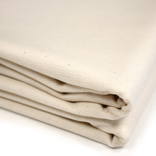Tissu gabardine coton écru, COLLECTION SIGNATURE - OEKO - TEX STANDARD 100 - TissusPapi.com