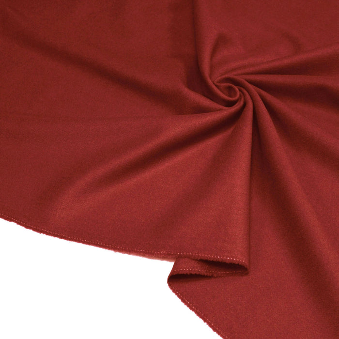 Tissu drap de laine rouge garance uni - le tissu parfait pour l'uniforme de hussard napoléonien, armée française XIVème et armée française 1914 - TissusPapi.com