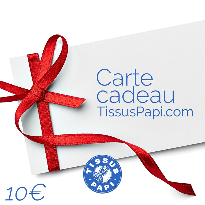 Carte cadeau TissusPapi.com 🎁 - TissusPapi.com