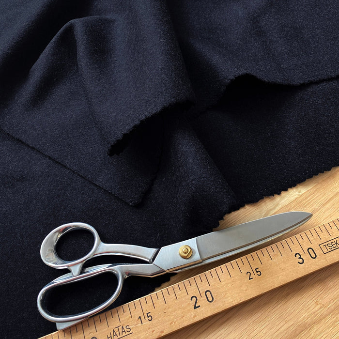 Tissu drap de laine 460gr/m2 de fabrication italienne : bleu nuit, gris anthracite, gris souris - TissusPapi.com