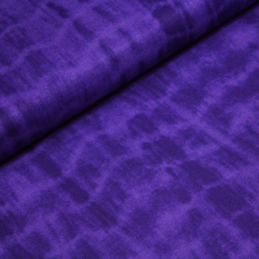 Tissu de coton tie & dye violet - tissuspapi