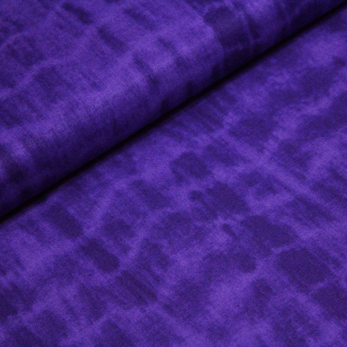 Tissu de coton tie & dye violet - TissusPapi.com