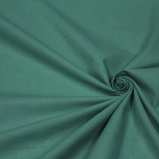 Tissu de coton uni vert thym BENJAMIN - OEKO-TEX® - tissuspapi