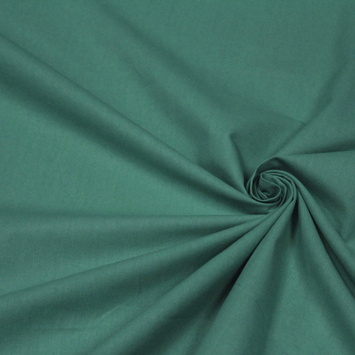 Tissu de coton uni vert thym BENJAMIN - OEKO - TEX® - TissusPapi.com