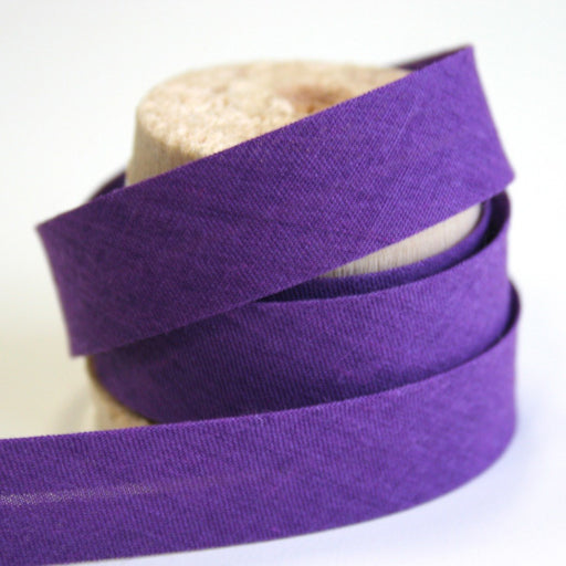Biais de coton uni violet - tissuspapi