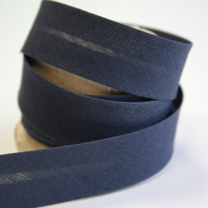 Biais de coton uni gris anthracite - TissusPapi.com