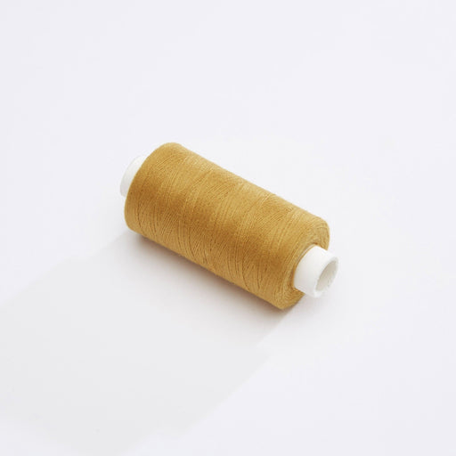 Bobine de fil ocre - 500m - Fabrication française - Oeko - Tex - TissusPapi.com