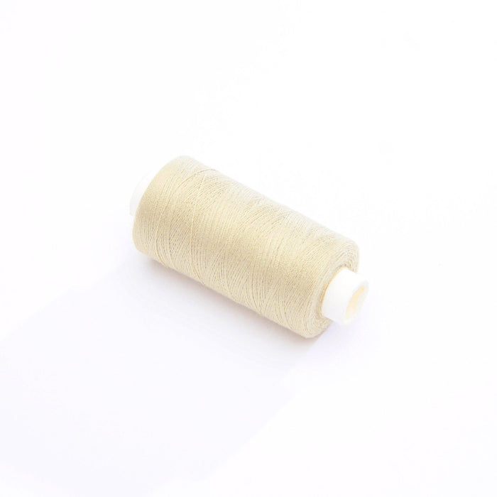 Bobine de fil couleur lin clair - 500m - Fabrication français - Oeko - Tex - TissusPapi.com