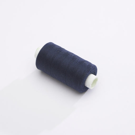 Bobine de fil bleu indigo - 500m - Fabrication française - Oeko-Tex - tissuspapi