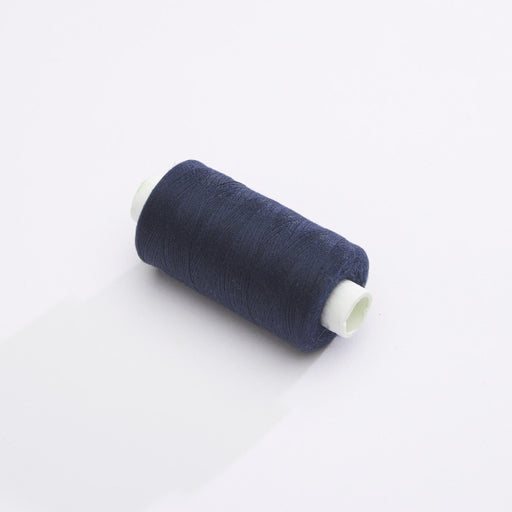 Bobine de fil bleu indigo - 500m - Fabrication française - Oeko - Tex - TissusPapi.com