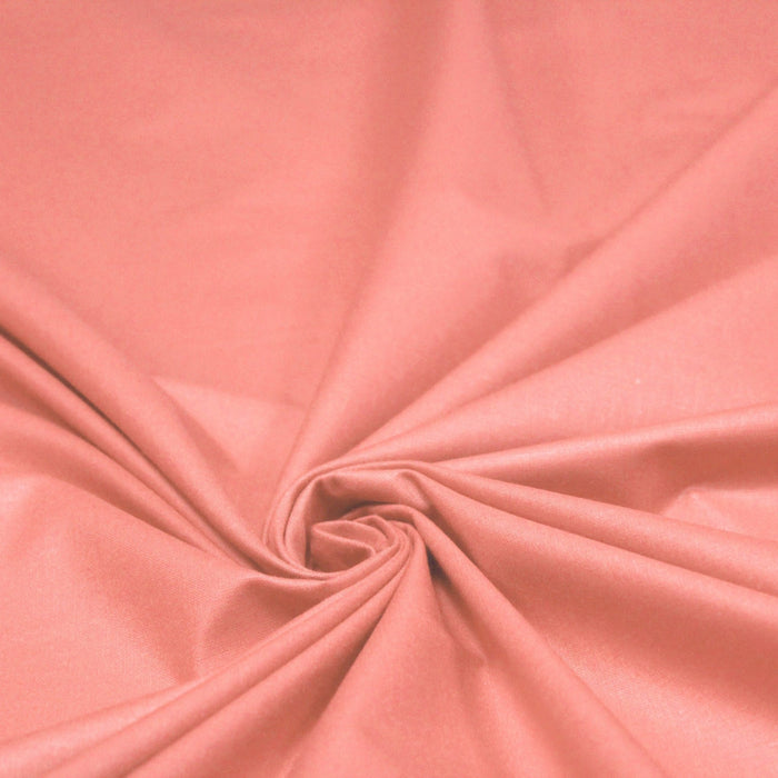 Tissu de coton uni pêche BENJAMIN - OEKO - TEX® - TissusPapi.com