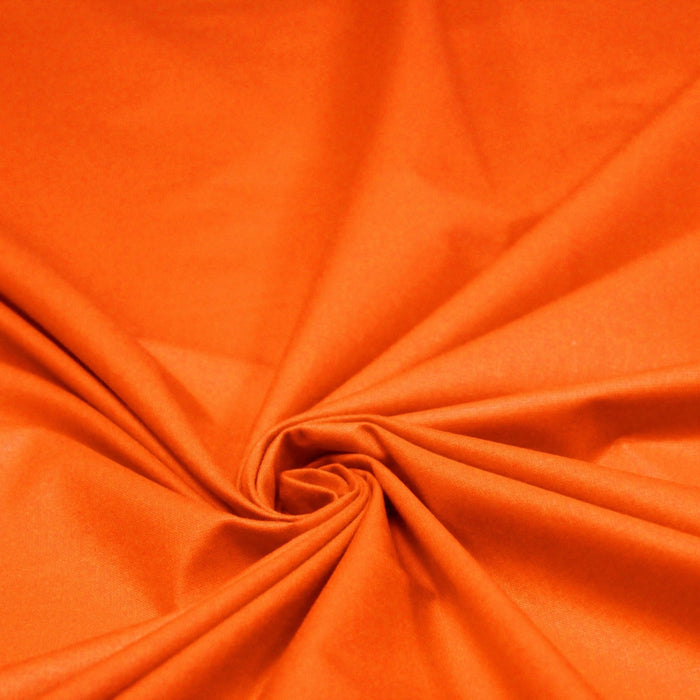 Tissu de coton uni orange BENJAMIN - OEKO - TEX® - TissusPapi.com