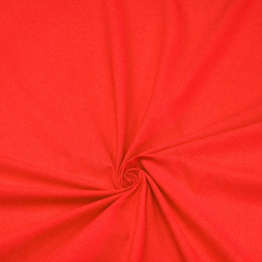 Tissu de coton uni rouge vif BENJAMIN - OEKO - TEX® - TissusPapi.com
