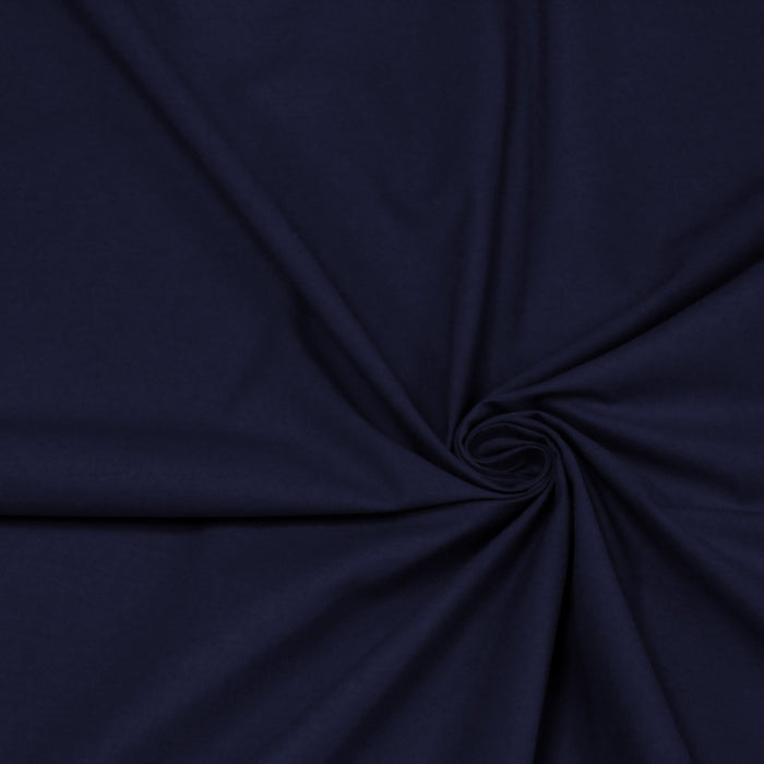 Tissu de coton uni bleu nuit BENJAMIN - OEKO - TEX® - TissusPapi.com