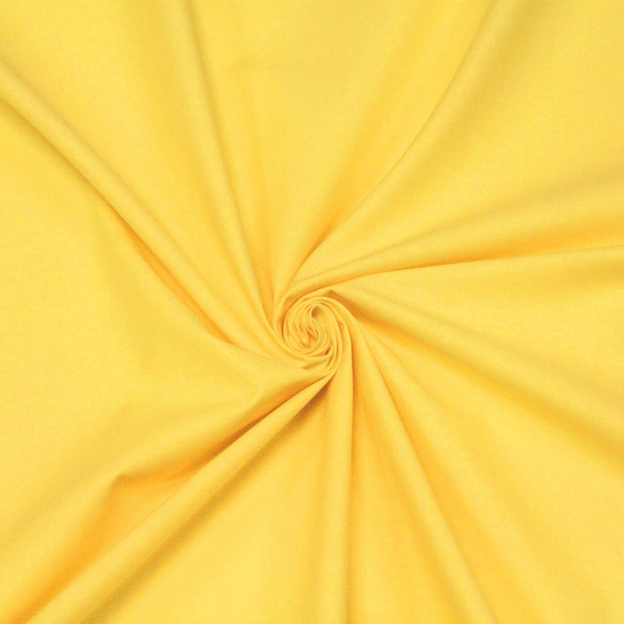 Tissu de coton uni jaune vif BENJAMIN - OEKO - TEX® - TissusPapi.com